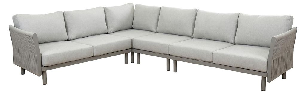 Loungesofa Cavallino | 4-teilig | Beige & Camel