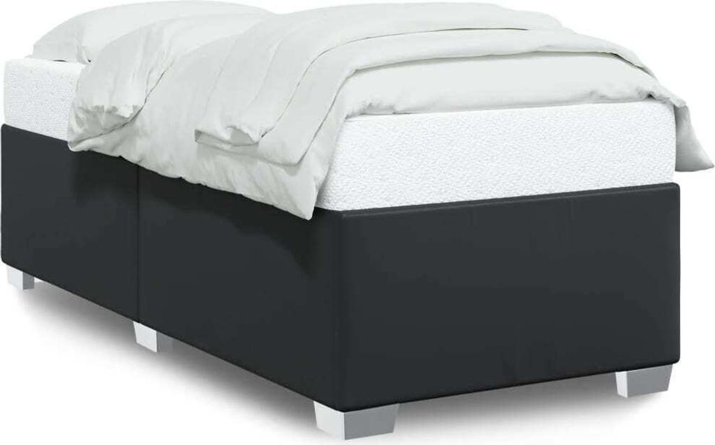 Maison Exclusive - Bettgestell Schwarz 90x200 cm Kunstleder