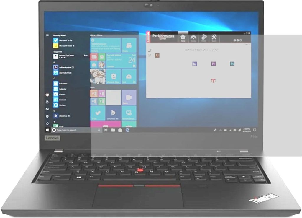 2x Schutzfolie für Lenovo ThinkPad X12 Detachable kristallklare Displayschutzfolie Antibakteriell