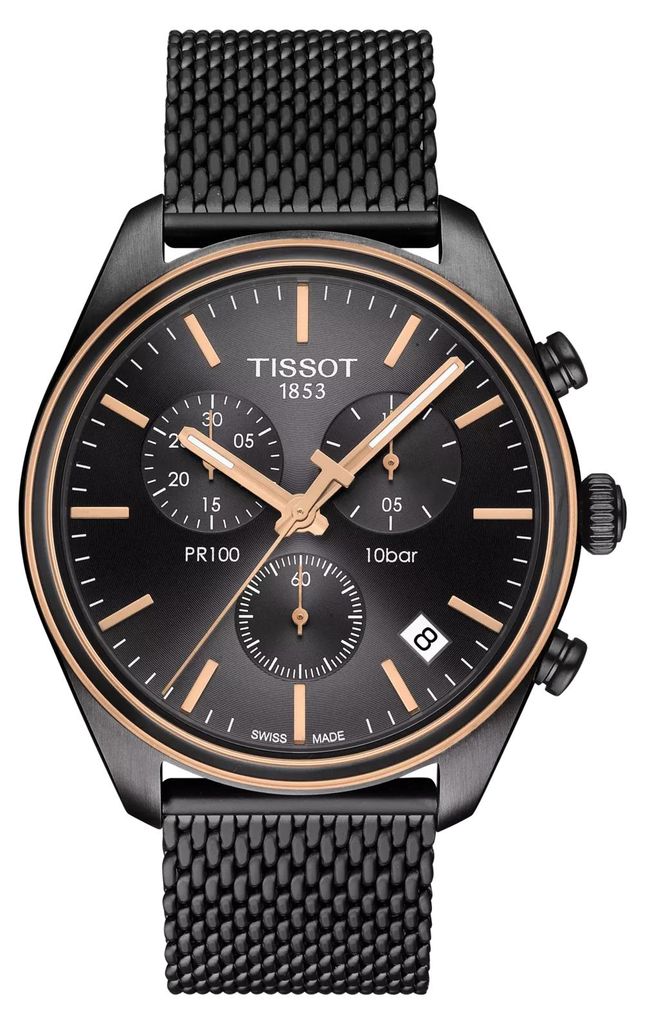 Tissot PR 100 Quartz Chronograph 41mm Anthracite Dial Image du produit 