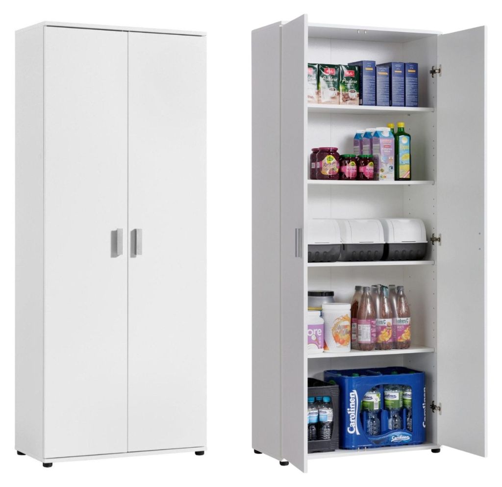 Víceúčelová skříňka 75 cm široká s policemi 75x35x184 cm Obrázek produktu 