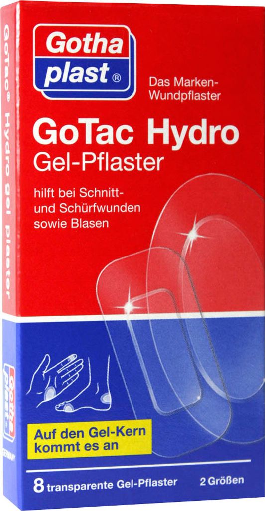 Gothaplast Gel-Pflaster GoTac Hydro Produktbild 