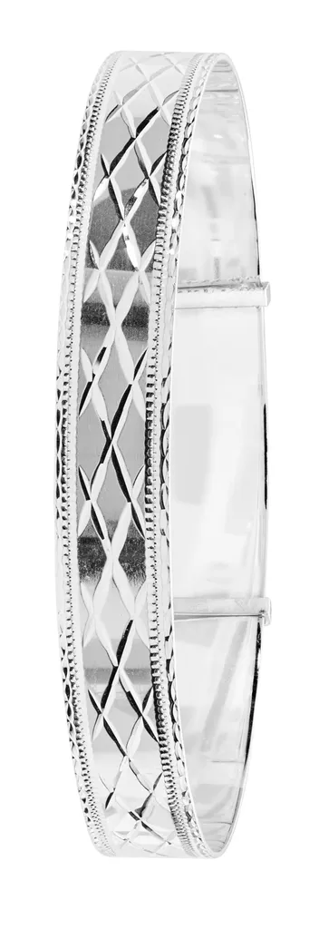 Bracelet Jonc Femme Argent 925 Extensible - Idéal Cadeau Anniversaire