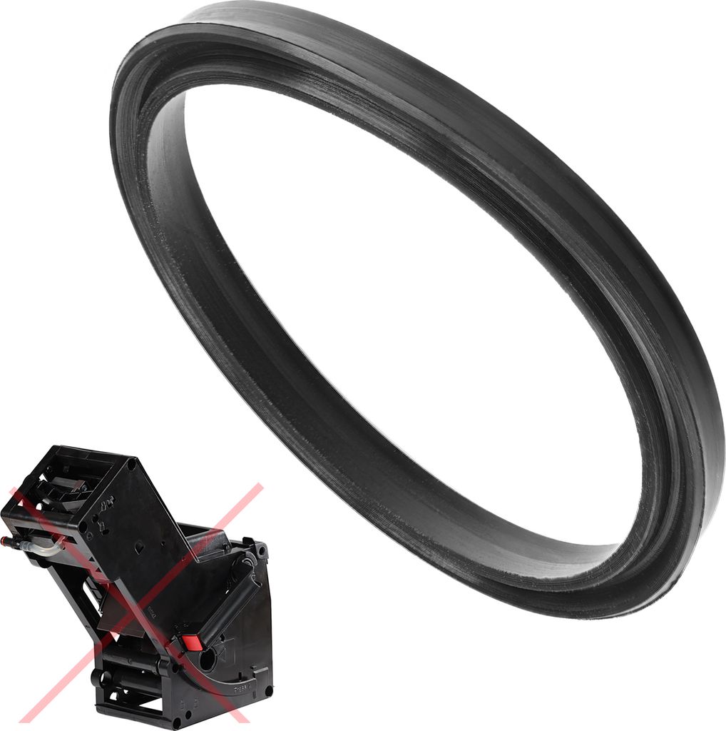 O-Ring Dichtung Lippendichtung als Ersatzteil für Brühgruppe Brühkolben der Brüheinheit passend für AEG Bosch Franke Gaggenau Krups Miele Nivo...