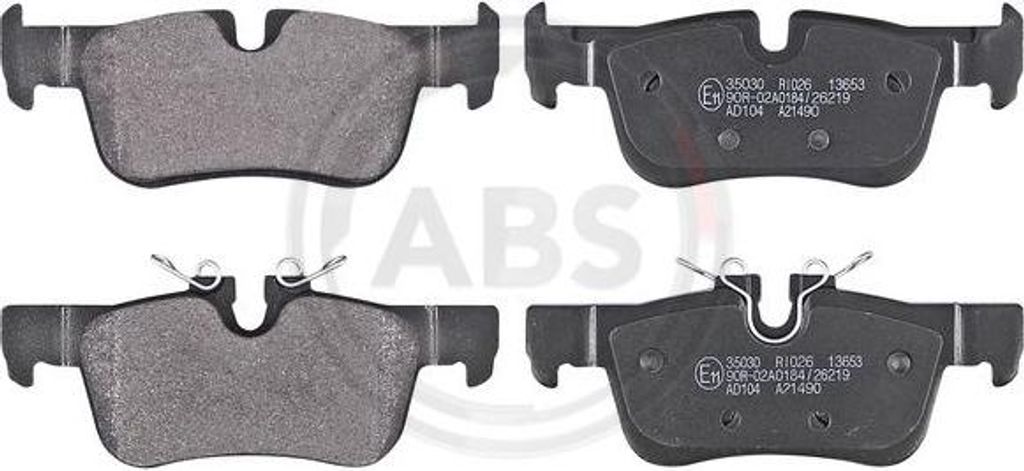 A.B.S. 35030 Bremsbelagsatz, Scheibenbremse OE 34201543683 kompatibel mit 1er F40, 2er F45, 2er F44, 2er F46, I3, X1, X2, Mini, Clubman, Countryman