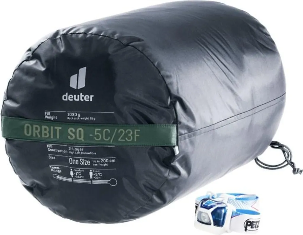 Sac de couchage de camping Deuter Orbit SQ +6°C été et nuits en van - 4
