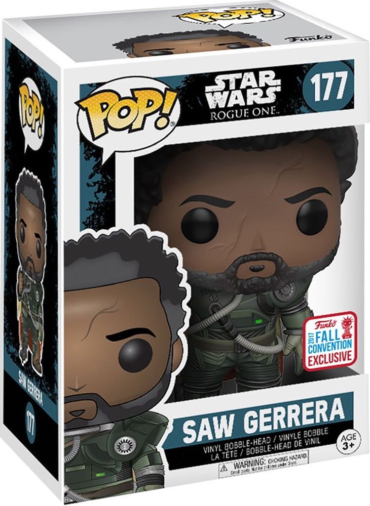 Star Wars - Saw Gerrera 177 2017 Fall Convention Exclusive - Funko Pop! - Vinyl