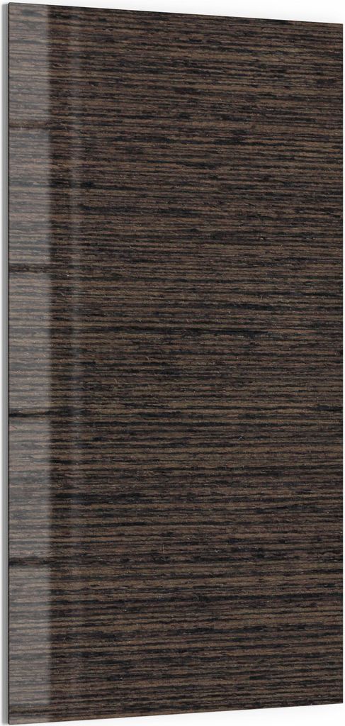 DEQORI Magnettafel Glas 50x100 cm 'Holz horizontal gemasert' beschreibbar Whiteboard