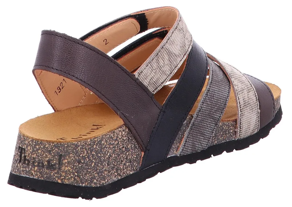 Chaussures Think KOAK ESPRESSO en Cuir de Vachette et Semelle Gomme