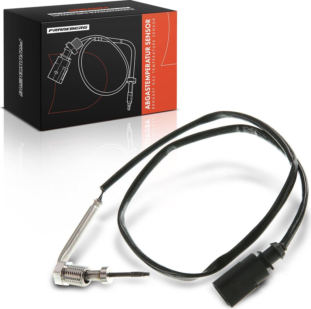 Frankberg 1x Abgastemperatursensor für VW Golf Alltrack Audi A3 Seat Leon Skoda Octavia III