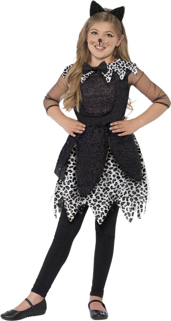 Smiffys - "Deluxe" Kostüm - Mädchen SM1286 (146-152) (Schwarz)