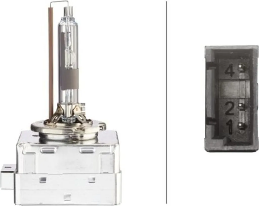 Ampoule Xénon D1R HELLA 8GS 007 949-501 de 35W 85V culot Pk32d-3 Originale