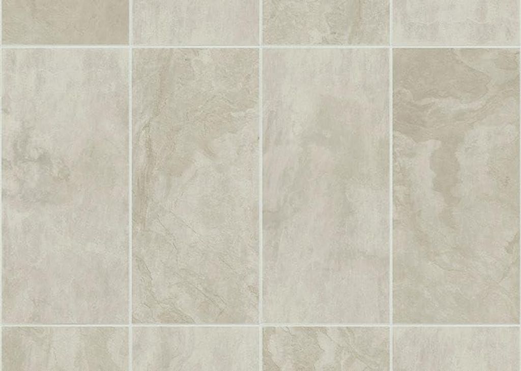 VILO Motivo Wandpaneele - Wasserfest & UV-Beständig - Klick-Montage - 2,65m² (4 Paneele) - 265x25cm - Beige Marble