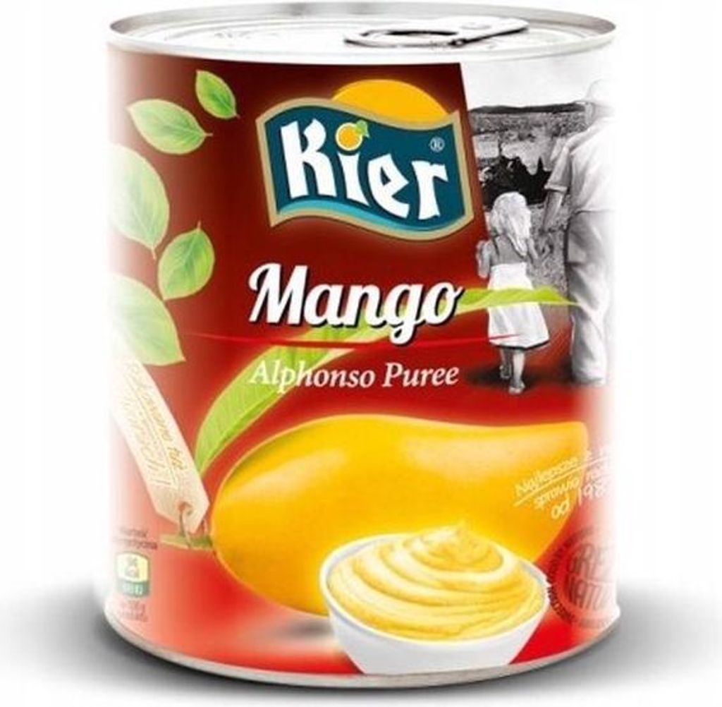 Kier Mango Pulpa Alphonso puree 850 g Zdjęcie produktu 