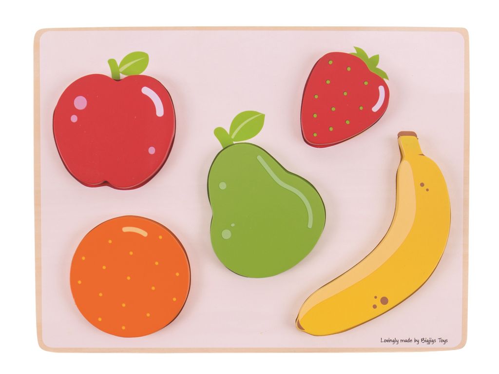Bigjigs Toys Ein Fruchtpuzzle einfügen