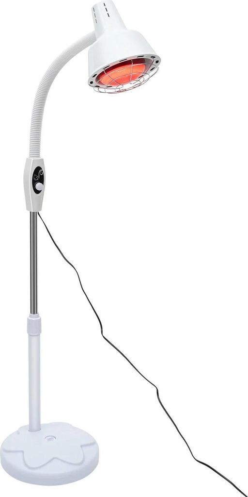 Infrarot-Wärmelampe - Rotlicht-Therapielampe - 275 W - Drehbar 360° - Temperaturbereich 0–115 °C - AC 220 V - EU‐Stecker - Schmerzlinderung ...