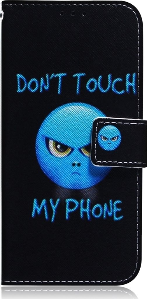 Mobigear Design Samsung Galaxy A71 Hülle Klapphülle Geldbörse - Do Not Touch