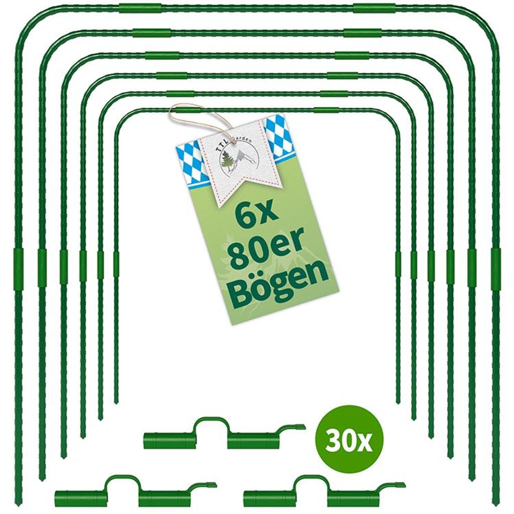 TTL GARDEN Vario 80 Tunnelbogen System 6er Set – 80x100cm + Produktbild 