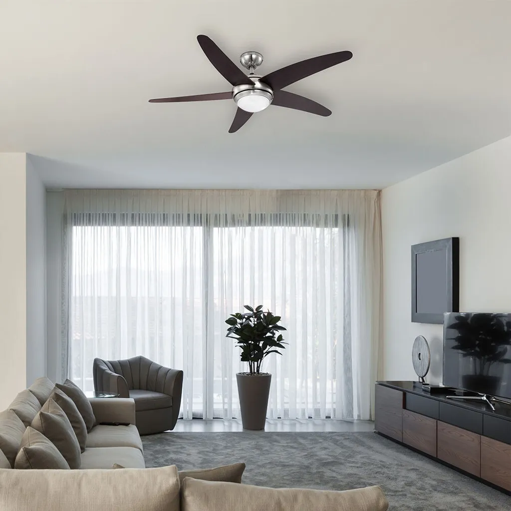 Ventilateur de plafond Fabiola 132 cm avec éclairage et télécommande - 6