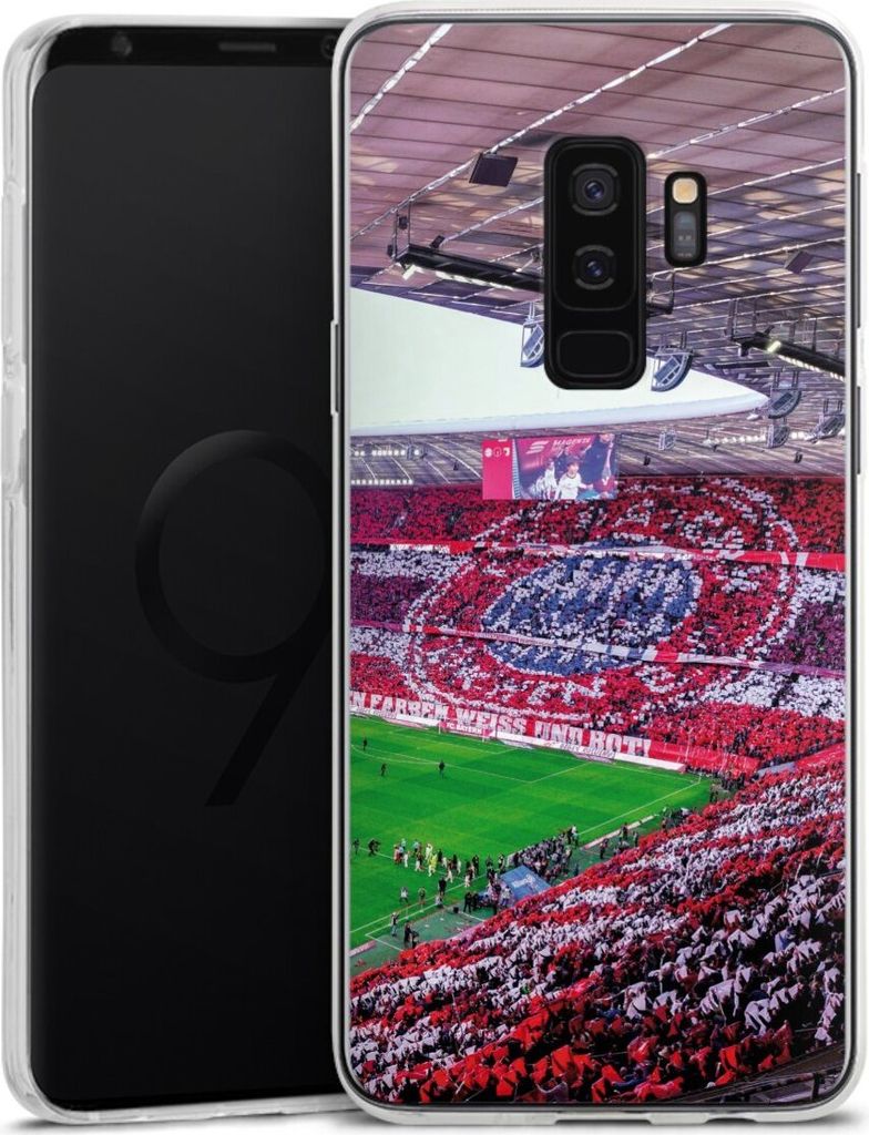 DeinDesign Handyhülle für Samsung Galaxy S9 Plus Silikon Hülle Case Smartphone Schutzhülle FC Bayern München FCB Stadion