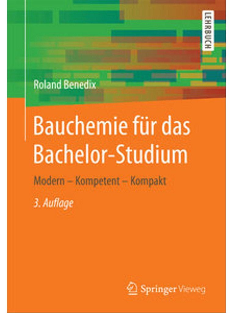 Bauchemie für das Bachelor-Studium