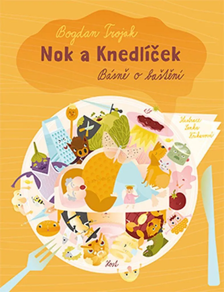 Livre de poésie Nok a knedlíček : Poèmes sur la gourmandise en 112 pages