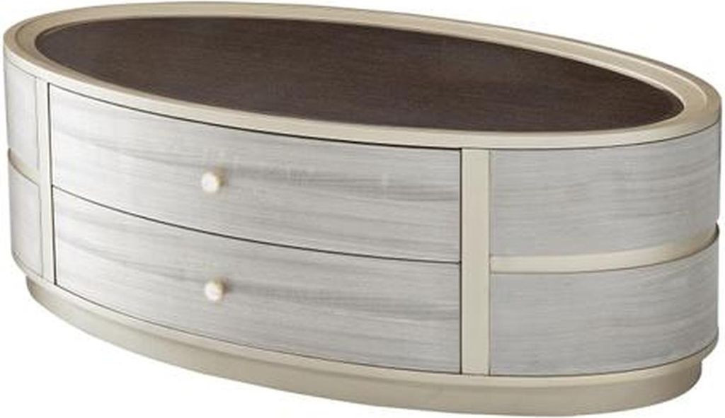 Ovaler Couchtisch Luxus Sofa Beistell Tische Holztisch Dubai Luxus Hotel Möbel