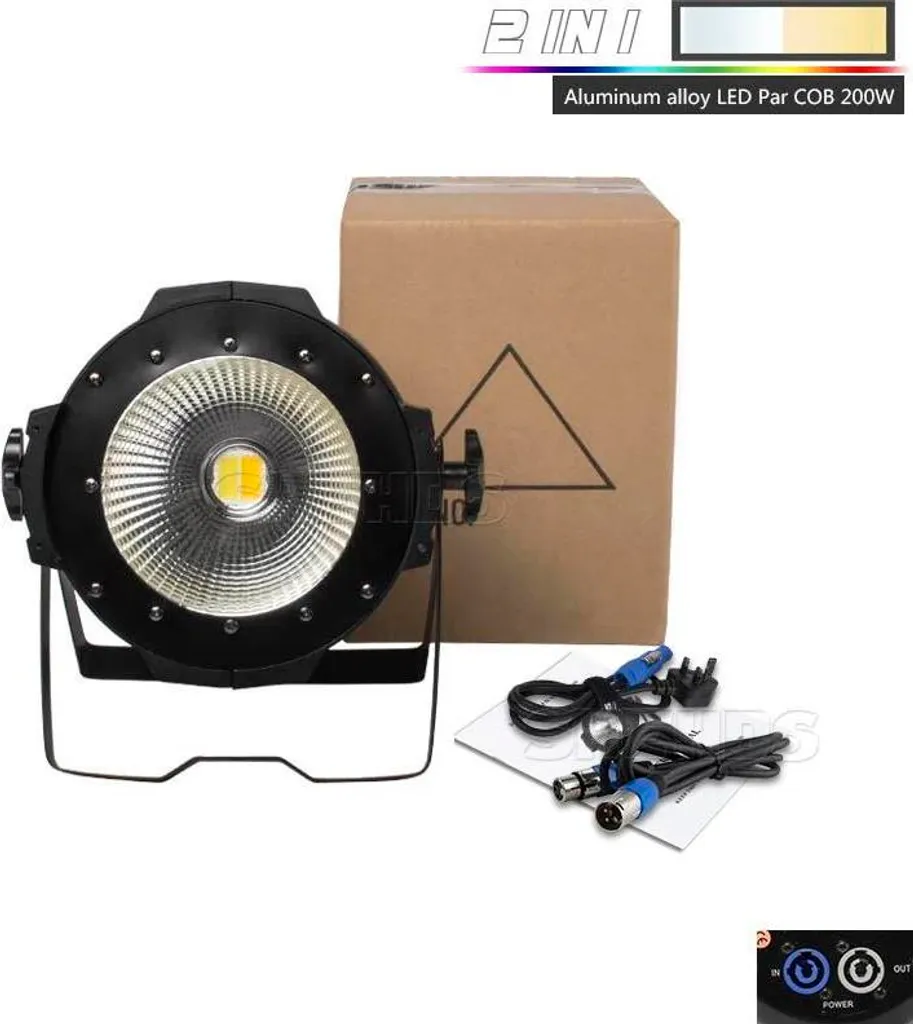 Projecteur de Spectacle DMX 200W pour Éclairage de Scène Variable EU
