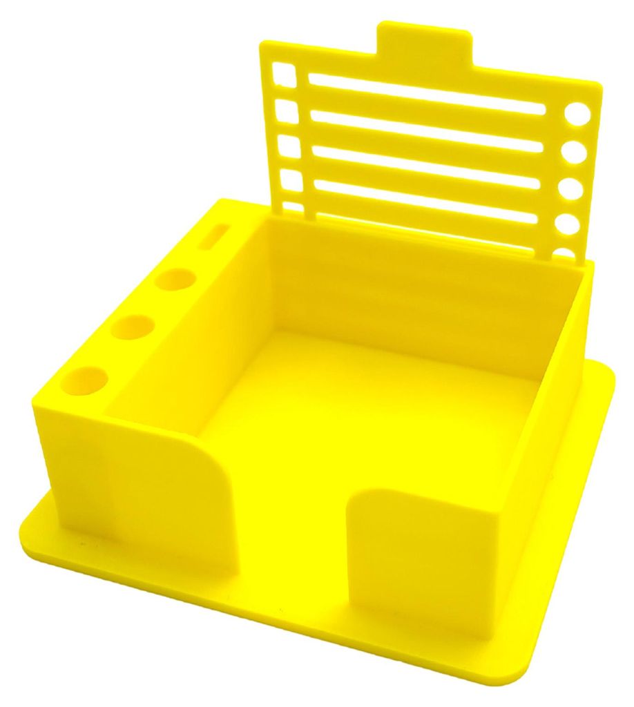 Tragbarer Notizblockspender mit Vorlage, robuster PLA-Notizblockorganizer für Büro, Schule, Zuhause, Schreibtischplanung und -organisation