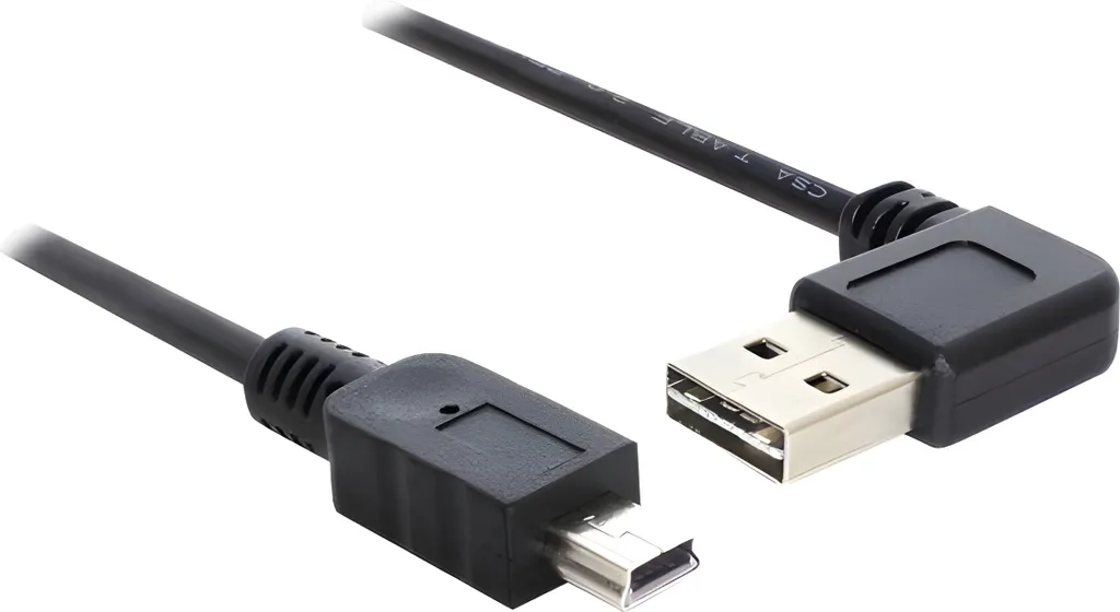 Câble Mini USB coudé anti-torsion pour réparer un port USB cassé
