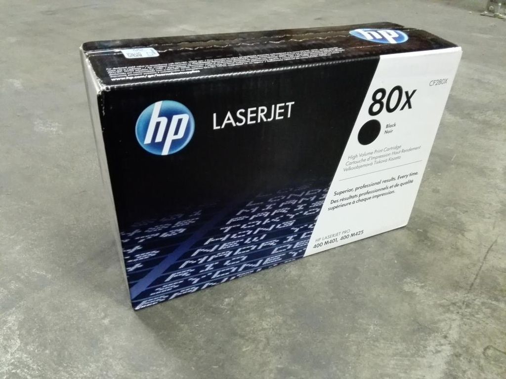 Oryginalny czarny toner HP CF280X / 80X Zdjęcie produktu 