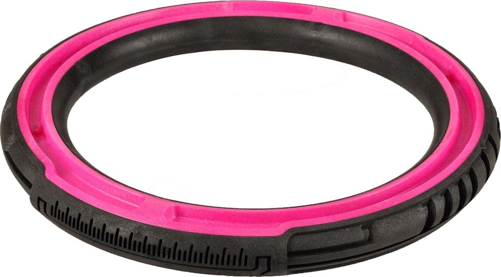 Flamingo Hundespielzeug Ring Schaumstoff rosa/schwarz, Produktbild 