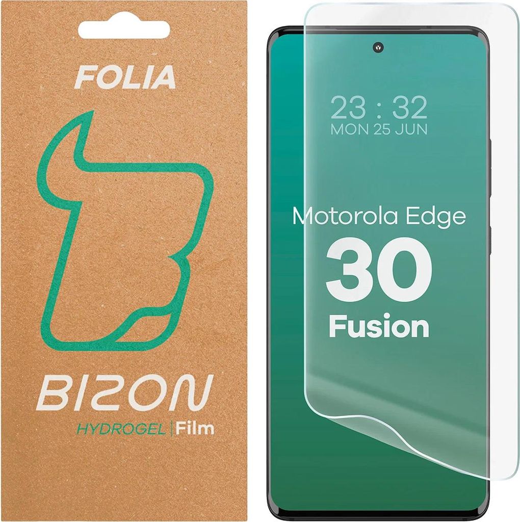 Hydrogel Folie für den Bildschirm für Motorola Edge 30 Fusion, Bizon Glass Hydrogel Front, 1 Stück