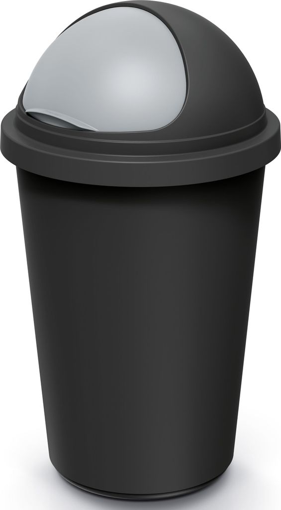 MONZANA® Poubelle cuisine 50L couvercle basculant plastique Image du produit 