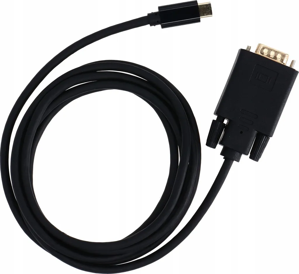 Câble USB-C vers VGA 1,8m Blindé Haute Résolution pour Écran Externe