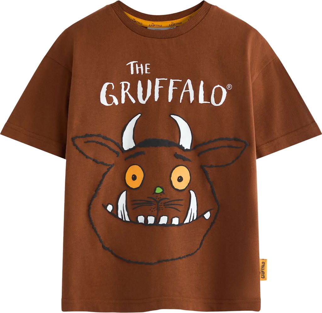 The Gruffalo - T-Shirt für Kinder kurzärmlig NS8778 (92) (Braun)