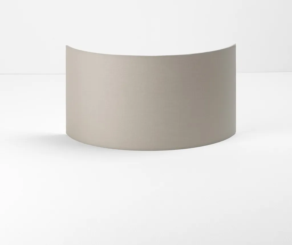 Abat-jour pour applique de chambre Astro Lima demi-écran coloris Putty