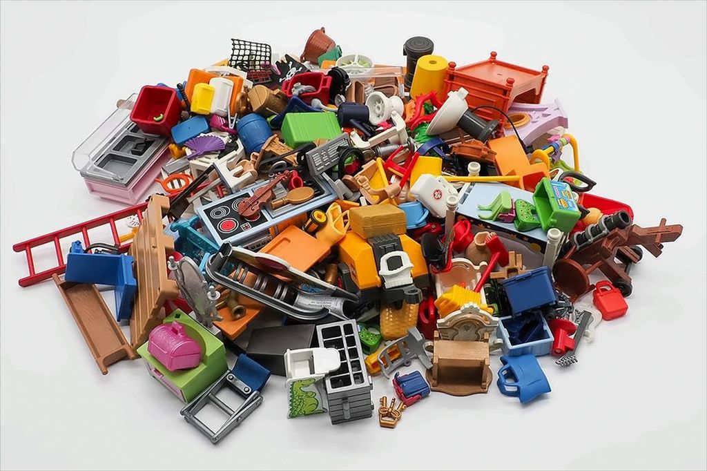 PLAYMOBIL 1KG - Figuren, Tiere, Bauteile gemischt- Kiloware Produktbild 