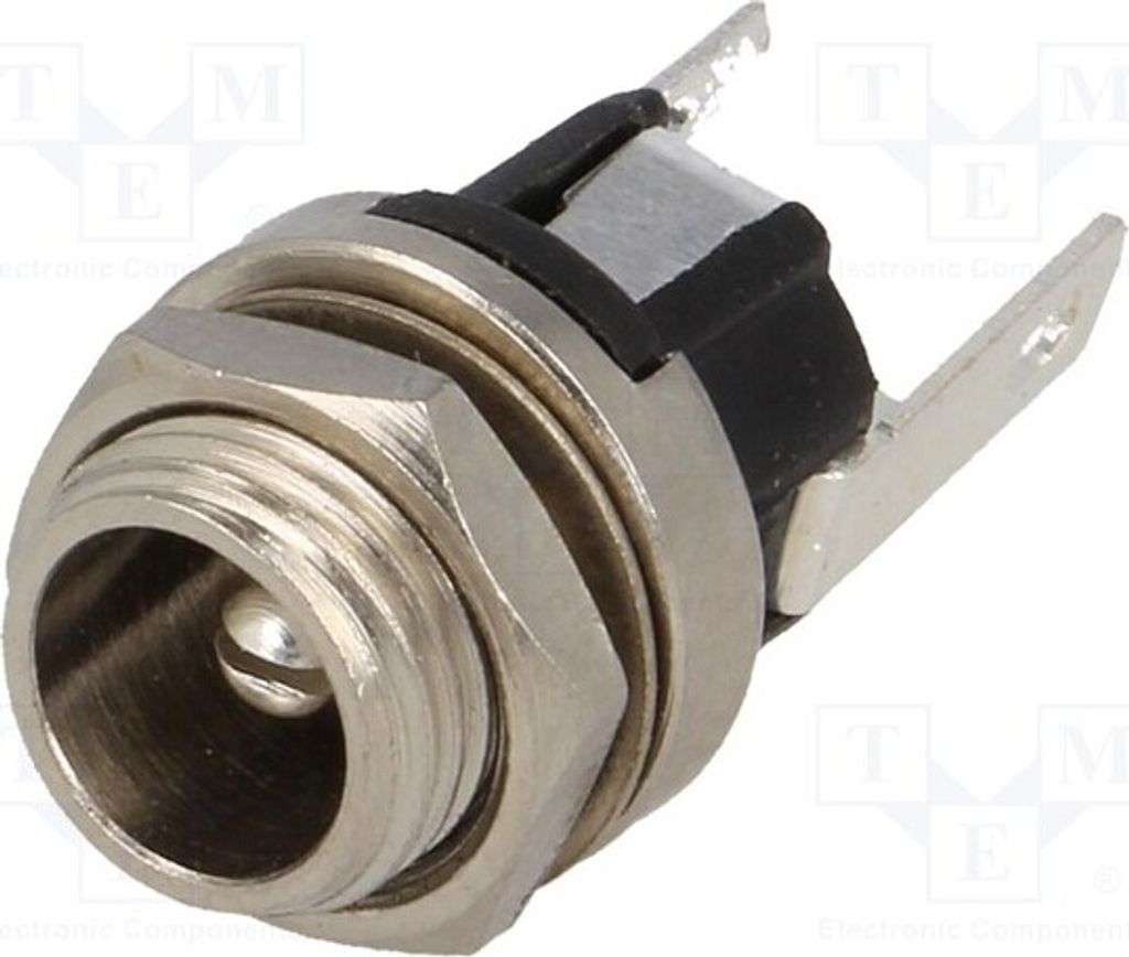 1x Buchse zur DC-Stromversorgung männlich 5,5/2,1mm 5,5mm 2,1mm FC681445 DC Steck