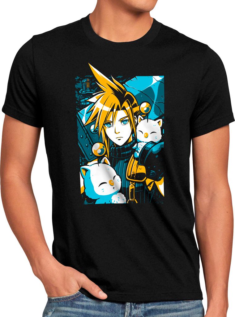 style3 Moogle Love Herren T-Shirt anime cloud chocobo sephiroth