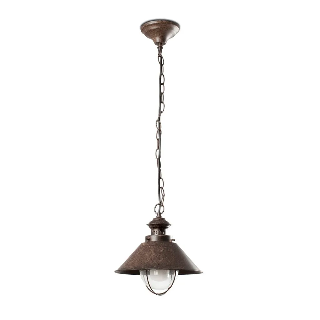 Suspension d'extérieur nautique IP33 brun rouille pour terrasse