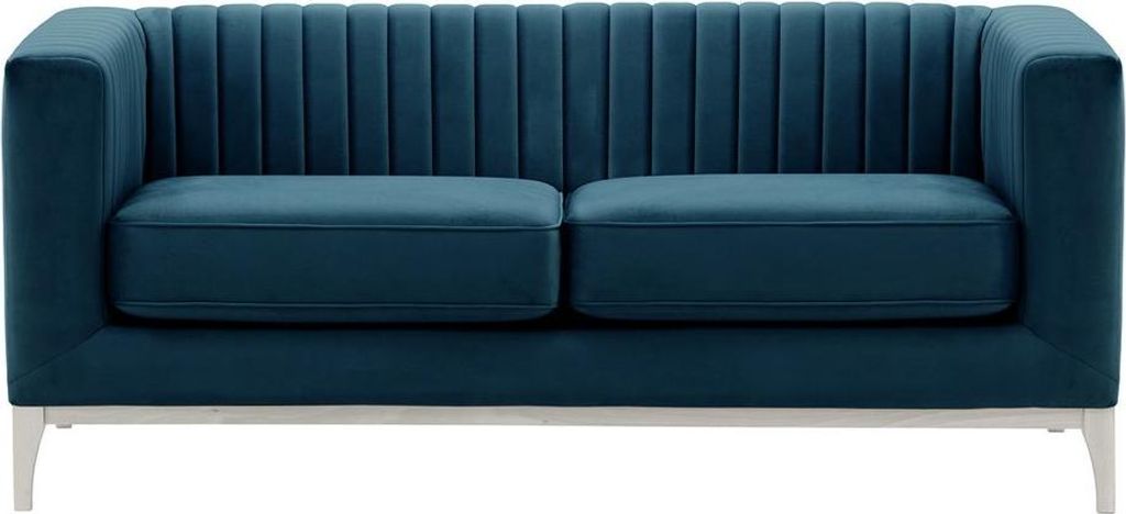 Zweisitzer-Sofa Slender Wood-Velluto 11-white