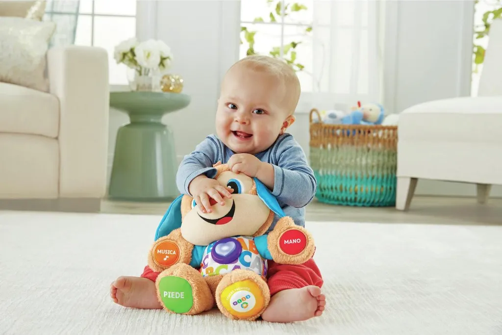 Doggie Smart Stages Fisher-Price Chien avec Technologie Éveil et Musique