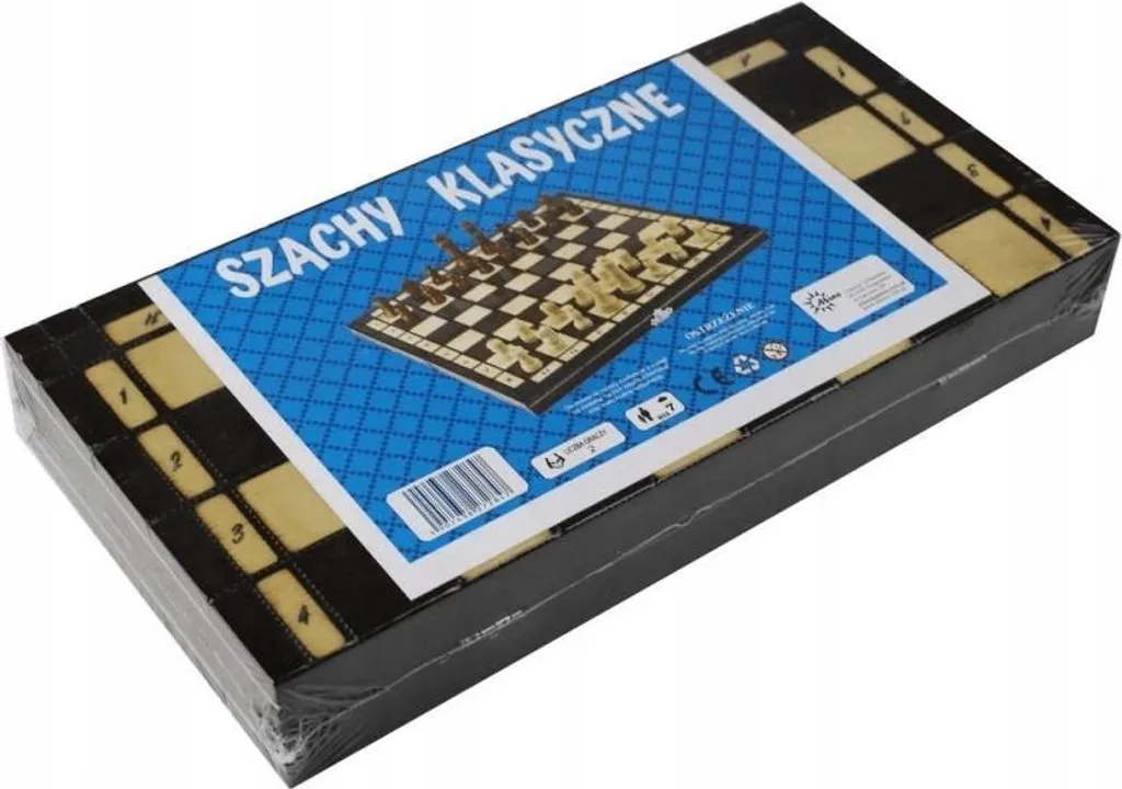 Jeu d'Echecs en Bois Classique 31 cm - Coffret Complet Pliable Artisanat