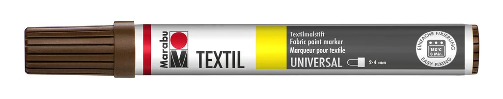 Marabu Textil Painter 046, Braun, Braun, Gelb, Tube, 40 °C, Produktbild 