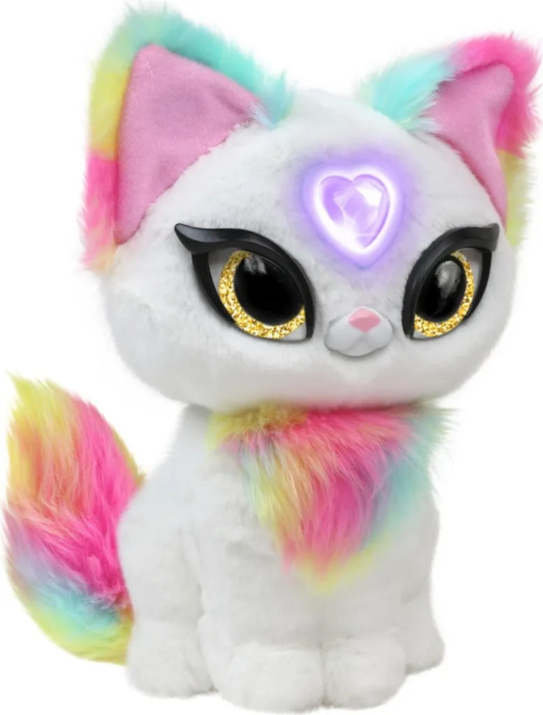 EPEE My Fuzzy Friends Zoe le Chat Magique : Peluche Interactive Évolutive