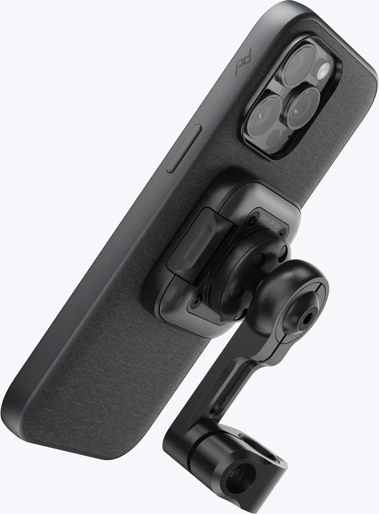 Peak Design Support Moto Bar Mount V2 Noir - Fixation Guidon Ultra Stable