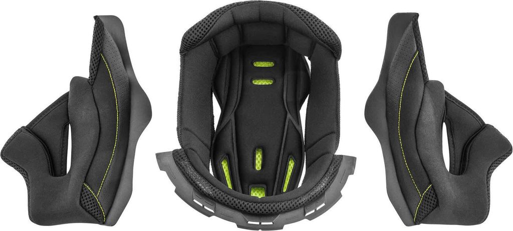 ACERBIS Schwarzes Innenfutter für REACTIVE Helm Größe XXL