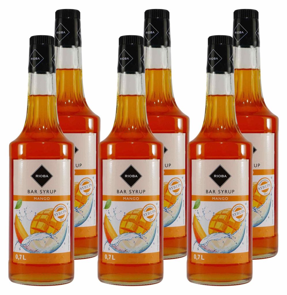 Rioba Mango Syrup (6 x 0,7L) Produktbild 