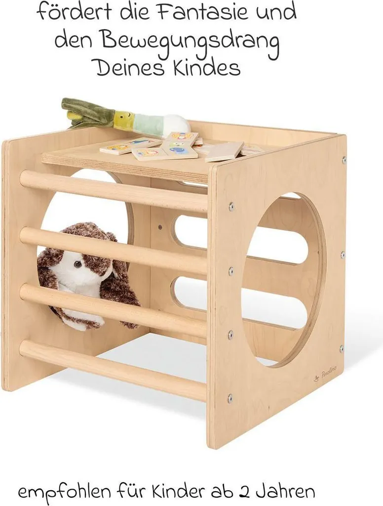 Module de motricité Cube à grimper Kari - Aire de jeux intérieure bois - 5